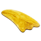 Maxbell Handheld Natural Resin Gua Sha Facial Full Body Massage Board Scraping Tool Suit for Women Men