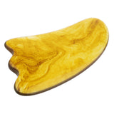 Maxbell Handheld Natural Resin Gua Sha Facial Full Body Massage Board Scraping Tool Suit for Women Men