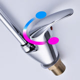 Maxbell Bathroom Wash Faucet Mixer Swivel Wash Basin Sink Kitchen Faucet Tap Handset, Flexible Spiral Neck Kitchen Sink Faucets