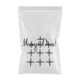 Maxbell 10pcs Micro Drip Irrigation System Dripper Cross Hose Connector