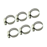 Maxbell 6pcs Tube Clamp Fit Tube O.D Handle Clamp Stainless Steel Hose 22-32mm Locking Range for Securing Hoses, Pipe, Cable