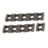 Maxbell 10pcs 2.54mm Row Pitch Pins Soldering DIP IC Chip Socket Adaptor 8P