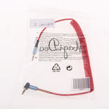 Maxbell 3.5mm Male to Male Stereo Cable Universal Aux Cord Auxiliary/Aux Coiled Stereo Audio Cable for Car Smartphone Tablets Headset PC Laptop Speaker MP3 Players Red