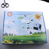 Maxbell 1 Set Plastic Solar Powered Windmill Toys Windmill Turbine Model for Kids Science Educational Toys Gift