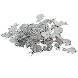 Maxbell 50Pcs Assorted Angel Blowing Charms Pendants DIY Jewelry Making Accessaries