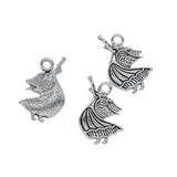 Maxbell 50Pcs Assorted Angel Blowing Charms Pendants DIY Jewelry Making Accessaries