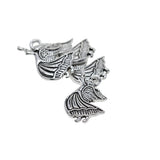 Maxbell 50Pcs Assorted Angel Blowing Charms Pendants DIY Jewelry Making Accessaries