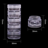 Maxbell 25x Multifunction Home Used Storage Box Stackable Clear Containers for Beads Crafts Findings Small Items Keeping Supply 30x15mm