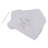 Maxbell 10 Sheets A4 Scratch Paper Sketch Scraping Art Paper for Kids Drawing Painting with Stylus Stick