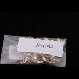 Maxbell 10 Pieces Shiny Rhinestone Ballet Girl Dancer Charms Pendants Spacer Beads Findings for Jewelry Making Earring Necklace DIY Handmade Craft Supplies