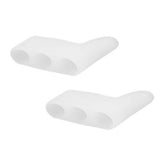 Maxbell 2Pcs Pinky Toe Straightener Little Toe Separator for Tailors Bunion Toe Bunionette Corrector for Women and Men