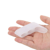Maxbell 2Pcs Pinky Toe Straightener Little Toe Separator for Tailors Bunion Toe Bunionette Corrector for Women and Men