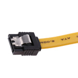 Maxbell Serial ATA SATA3 HDD Hard Drive Signal Cable Right Angle to Straight-Yellow