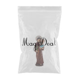 Maxbell Resin Religious Man Figurine Priest Holding the Baby Sculpture for Home Decor