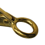 Maxbell Multi Purpose Brass Marine Boat Spring Snap Hook Buckle with Large Fixed Eye