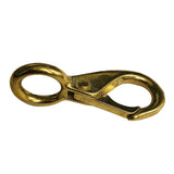 Maxbell Multi Purpose Brass Marine Boat Spring Snap Hook Buckle with Large Fixed Eye