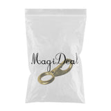 Maxbell Multi Purpose Brass Marine Boat Spring Snap Hook Buckle with Large Fixed Eye