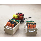 Maxbell 1/6 1/12 Scale Miniature A Basket of Assorted Vegetables Dollhouse Kitchen Accessories