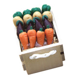 Maxbell 1/6 1/12 Scale Miniature A Basket of Assorted Vegetables Dollhouse Kitchen Accessories