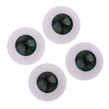 Maxbell 20mm Acrylic Eyeballs Dark Green Iris Safety Eyes for Reborn Baby Girl/Boy Dolls DIY Making Accessories