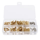 Maxbell 120 Pieces M3 Male Female Hex Brass Spacer Stand-off Screw Nut Assortment