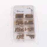 Maxbell 120 Pieces M3 Male Female Hex Brass Spacer Stand-off Screw Nut Assortment