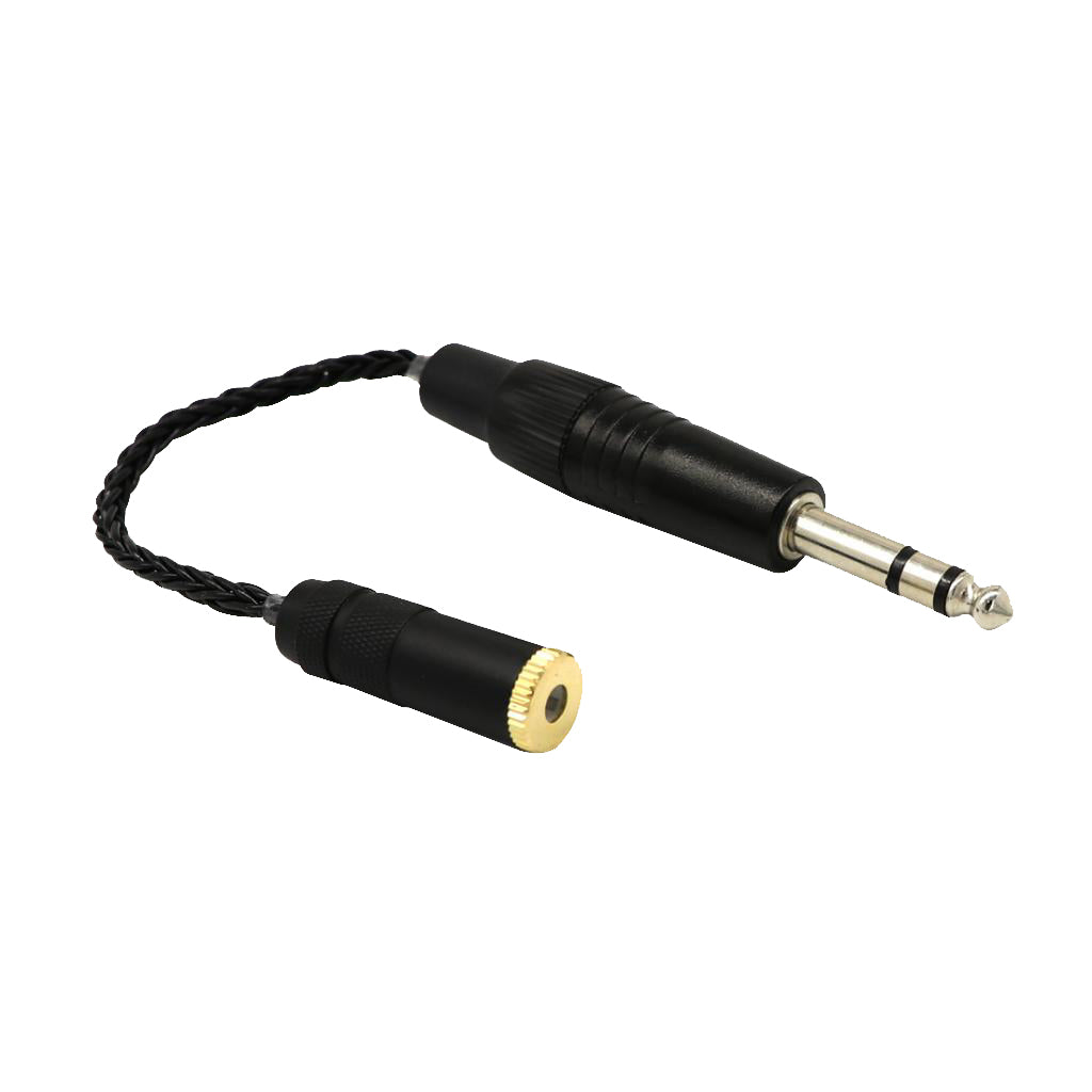 Maxbell 4.4mm Balance Male Plug To 6.35mm Balance Female (4.4mm To 6.35mm) Black