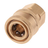 Maxbell 1/4 Pressure Washer Female Adapter Kit/Set and Garden Hose Quick Connector