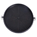 Maxbell Korean Type Smokeless Nonstick BBQ Stovetop Grill Roaster for Indoor and Outdoor Black 32cm