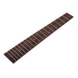 Maxbell Rosewood 18 Frets Ukulele Fingerboard Fretboard Ukulele Replacement Parts 11.42x1.38x1.89inch