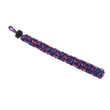 Maxbell Braided Paracord Adjustable Camera Wrist Strap/ Bracelet Red Blue White