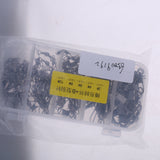 Maxbell 100Pcs/box Fishing Swivels 2# 4# 6# 8# 10# Barrel Swivel with Interlock Snap