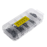 Maxbell 100Pcs/box Fishing Swivels 2# 4# 6# 8# 10# Barrel Swivel with Interlock Snap