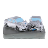 Maxbell Collectible Home Table Decoration Resin Car Accident Sculpture Statue Model