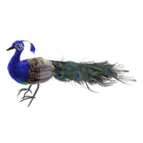 Maxbell Fake Artificial Peacock Bird Feathered Realistic Garden Home Decor Ornament