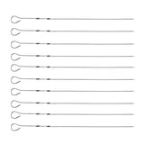 Maxbell 10pcs BBQ Roast Needle Stick, Lightweight and Portable, Ideal to Roast Flour Food, Vegetables, Meat and Fish