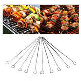 Maxbell 10pcs BBQ Roast Needle Stick, Lightweight and Portable, Ideal to Roast Flour Food, Vegetables, Meat and Fish