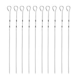 Maxbell 10pcs BBQ Roast Needle Stick, Lightweight and Portable, Ideal to Roast Flour Food, Vegetables, Meat and Fish