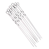 Maxbell 10pcs BBQ Roast Needle Stick, Lightweight and Portable, Ideal to Roast Flour Food, Vegetables, Meat and Fish