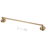 Maxbell 1 piece Home Hotel Bathroom Antique 610mm Wall Single Towel Rail Rack Bar Round Robe Holder