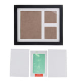 Maxbell Baby Handprint Footprint Frame Kit with Lasting Green Ink Pad Standing on Table Room Office Wall Decoration 23x28x2cm