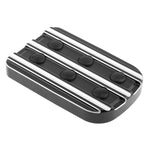 Maxbell Motorcycle CNC Large Brake Pedal Pad Cover Fits For Harley Softail FXSTC Fat Boy Black