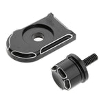 Maxbell Beveled Seat Bolt Tab Screw Mount Knob Cover For Harley Touring FLHT FLHR