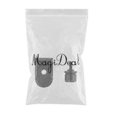 Maxbell Beveled Seat Bolt Tab Screw Mount Knob Cover For Harley Touring FLHT FLHR