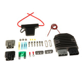 Maxbell Universal Motorcycle Voltage Regulator Rectifier and Upgrade Kit Replaces