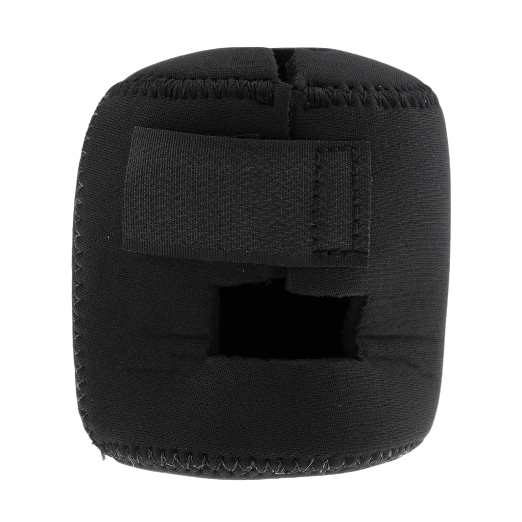 Maxbell Elastic SBR Fishing Reel Bag Drum Reel Cover Protective Case for Left/Right Hand
