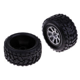 Maxbell 2Pcs Right Rubber Tires Tyres for Wltoys A969 1/18 Scale RC Climbing Crawler