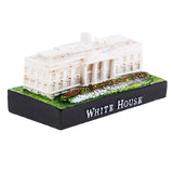 Maxbell Resin Mini White House Model Figurine Landmark Building Toy for Home Table Decoration Souvenir