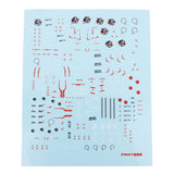 Maxbell Water Slide Decal Slip Decals for Gundam RG019 Astray Red Frame Collection