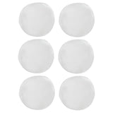 Maxbell Transparent Drum Silicone Mute Silencer Pads For Rock Band Drum Set Of 6